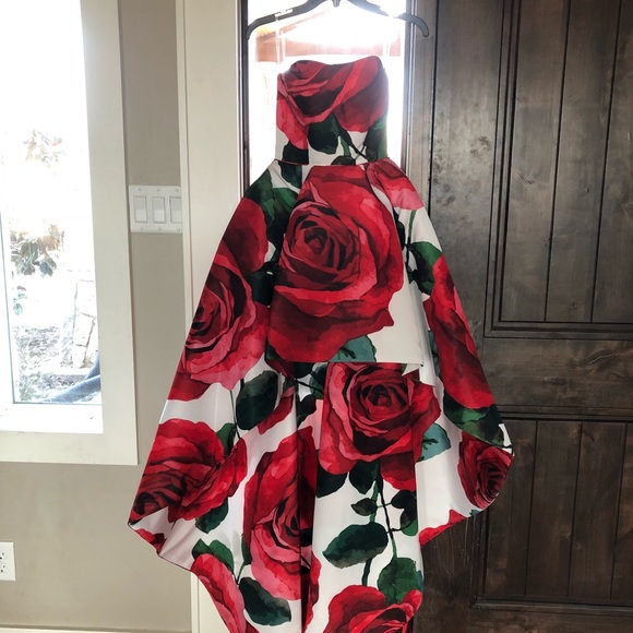 Sherri Hill Dresses & Skirts - Sherri Hill Bold Rose High Low dress